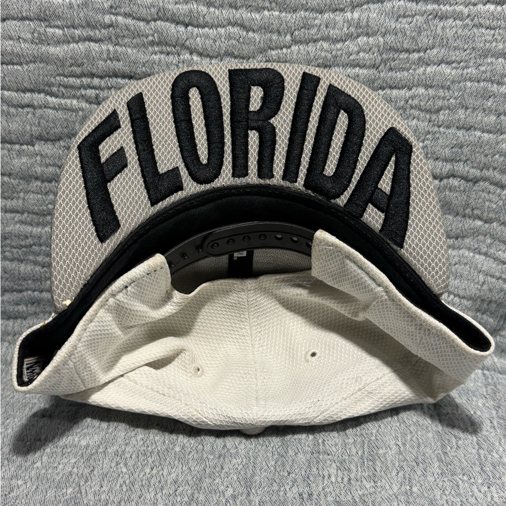 Vintage Miami Florida Marlins Hat Under Bill Spellout‎ SnapBack Cooperstown Cap